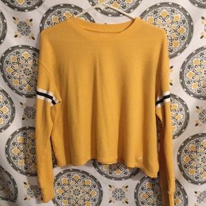 Hollister gold long sleeve